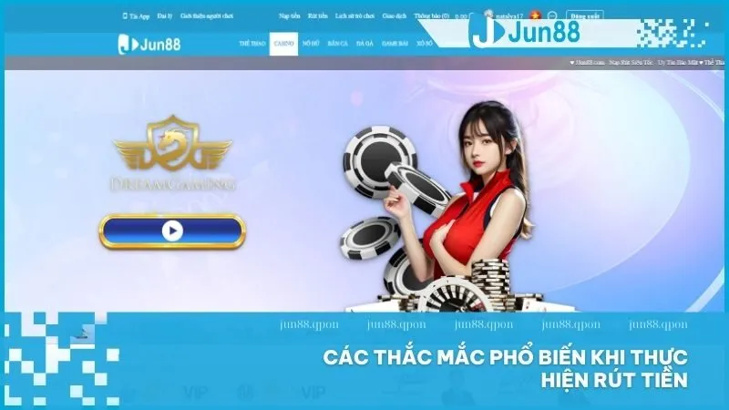 Cách rút tiền Jun88 nhanh chóng, an toàn và hiệu quả 5 Giải thích về các vấn đề và phí khi rút tiền Jun88