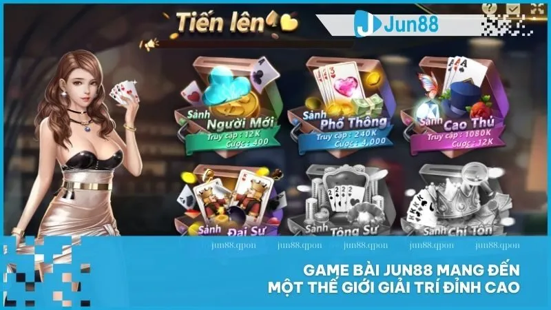 Game Bài 9 Game bài Jun88 mang đến một thế giới giải trí đỉnh cao