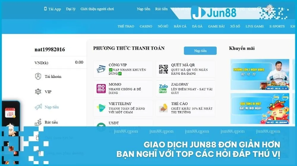 Câu Hỏi Thường Gặp 3 Giao dịch Jun88 đơn giản hơn bạn nghĩ với top các hỏi đáp thú vị