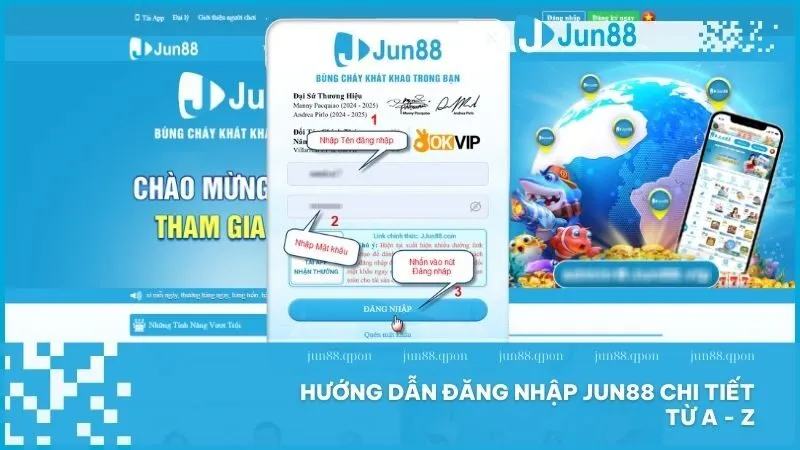 Hướng dẫn đăng nhập Jun88 chi tiết và an toàn 2 Hướng dẫn đăng nhập Jun88 trên máy tính cho người chơi mới
