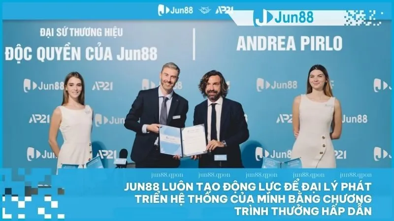 Đại lý nhà cái Jun88 – Cơ hội thu nhập hấp dẫn và hợp tác bền vững 4 Chính sách thưởng hấp dẫn dành cho đại lý tại Jun88