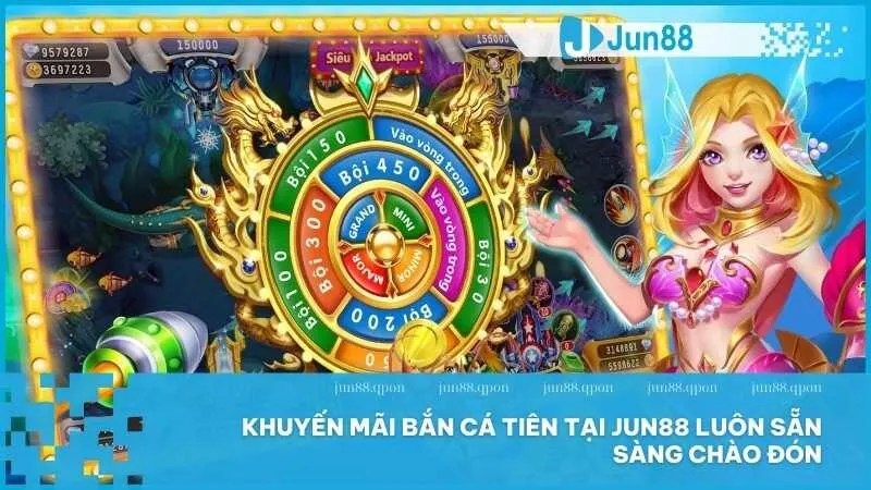 Bắn Cá Tiên Jun88 – Thách thức kỹ năng, cơ hội nhận thưởng hấp dẫn 3 Khuyến mãi Bắn Cá Tiên tại Jun88 luôn sẵn sàng chào đón