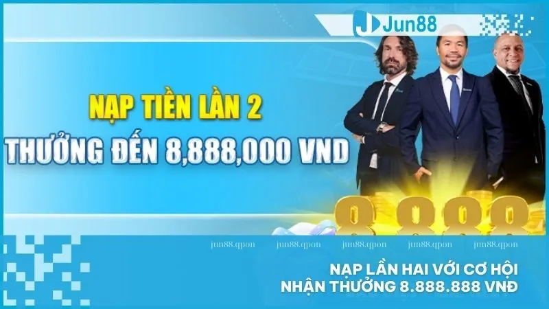 Khuyến Mãi 9 Nạp lần hai với cơ hội nhận thưởng 8.888.888 VNĐ