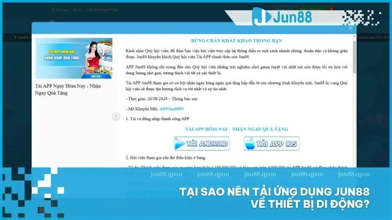 Hướng dẫn cài đặt và tải app Jun88 nhanh chóng 2 Khám phá ứng dụng Jun88 với giao diện thân thiện và bảo mật tuyệt đối