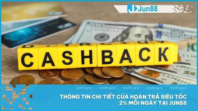 Hoàn trả 2% mỗi ngày tại Jun88 – Nhận thưởng siêu tốc không giới hạn 3 Thông tin chi tiết của hoàn trả siêu tốc 2% mỗi ngày tại Jun88