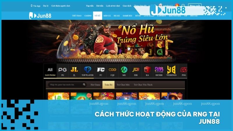 RNG là gì? Công nghệ RNG trong game cá cược tại Jun88 có minh bạch không? 3 Mỗi vòng quay slot, lượt chia bài hay kết quả xóc đĩa đều độc lập và minh bạch, đảm bảo trải nghiệm cá cược công bằng tuyệt đối