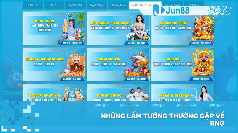 RNG là gì? Công nghệ RNG trong game cá cược tại Jun88 có minh bạch không? 5 RNG tại Jun88 được mã hóa chặt chẽ, kiểm định nghiêm ngặt và không thể bị can thiệp