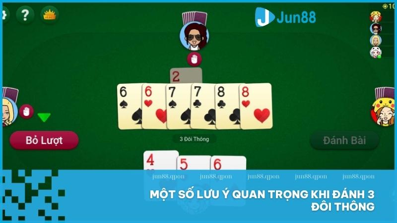 3 đôi thông là gì? Cách chơi và chiến thuật hiệu quả trong Tiến Lên Miền Nam 4 Bí quyết tận dụng 3 đôi thông để lật ngược tình thế