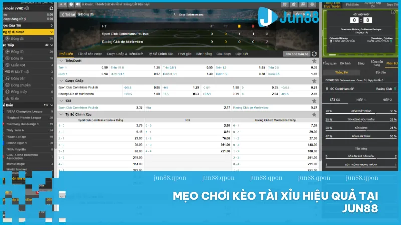 Kèo tài xỉu là gì? Cách đọc kèo chuẩn và mẹo chơi hiệu quả 5 Áp dụng chiến thuật phân tích dữ liệu và kiểm soát cảm xúc giúp người chơi tăng khả năng chiến thắng khi đánh tài xỉu